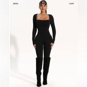 NWT NW SQUARE NECK JUMPSUIT